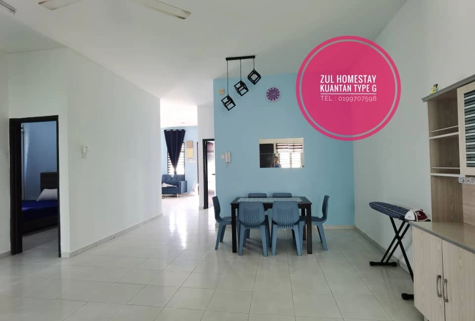 ruang makan keluarga homestay kuantan